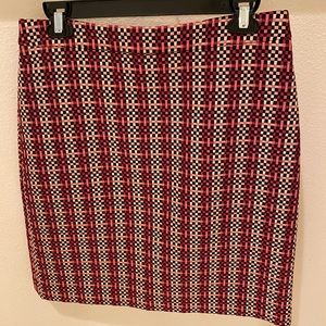 Business casual mid length skirt